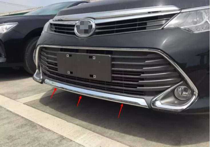Фотография переднего бампера Toyota Camry