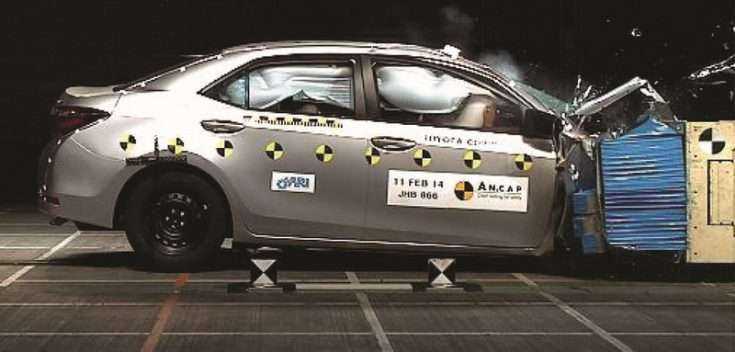 Краш тест Toyota Corolla ANCAP